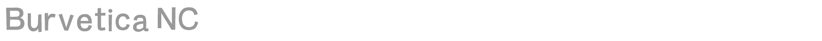 Burvetica font preview